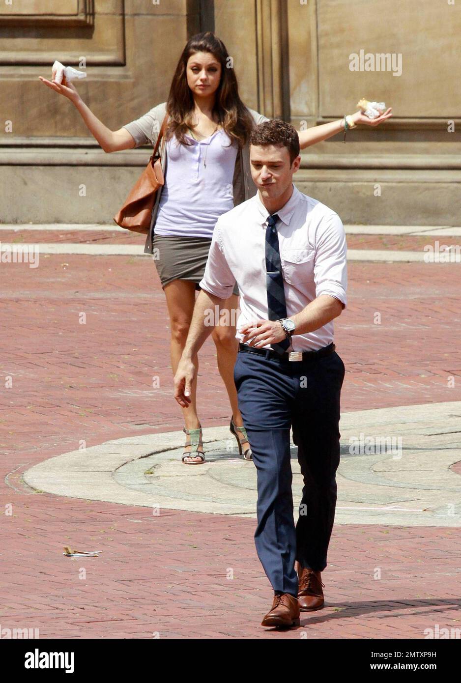 Friends With Benefits' filming in NY