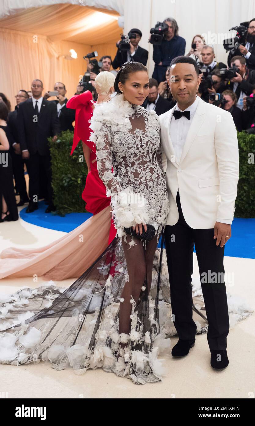 Chrissy Teigen and John Legend attend The Metropolitan Museum of Art's