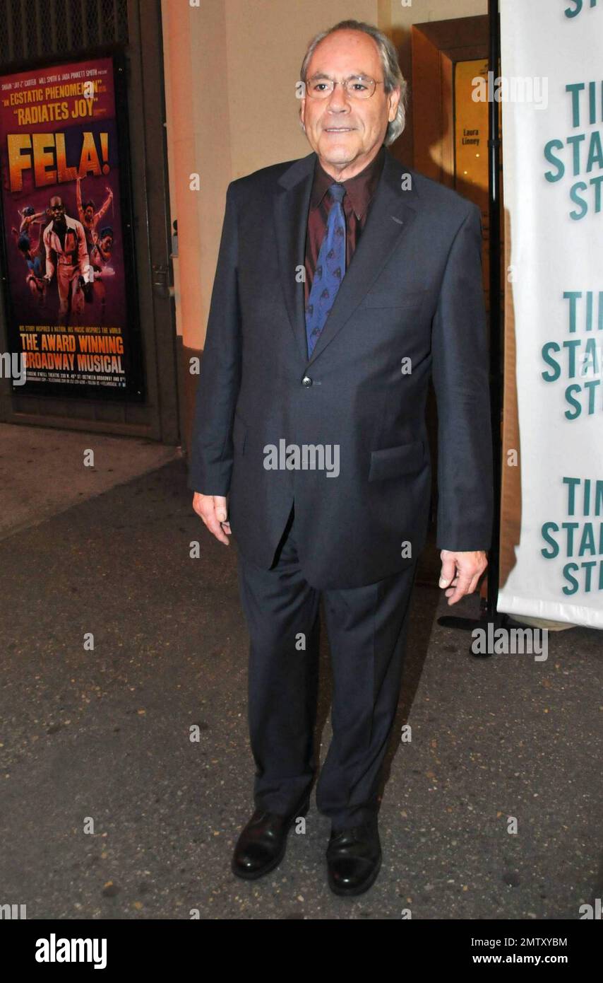Robert Klein arrives at Cort Theatre on Broadway for opening night of "Time  Stands Still" starring Laura Linney and Christina Ricci, written by  Pulitzer Prize winner Donald Margulies. New York, NY. 10/07/10