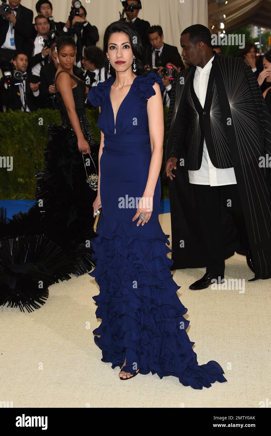 Huma Abedin attends The Metropolitan Museum of Art's Costume Institute