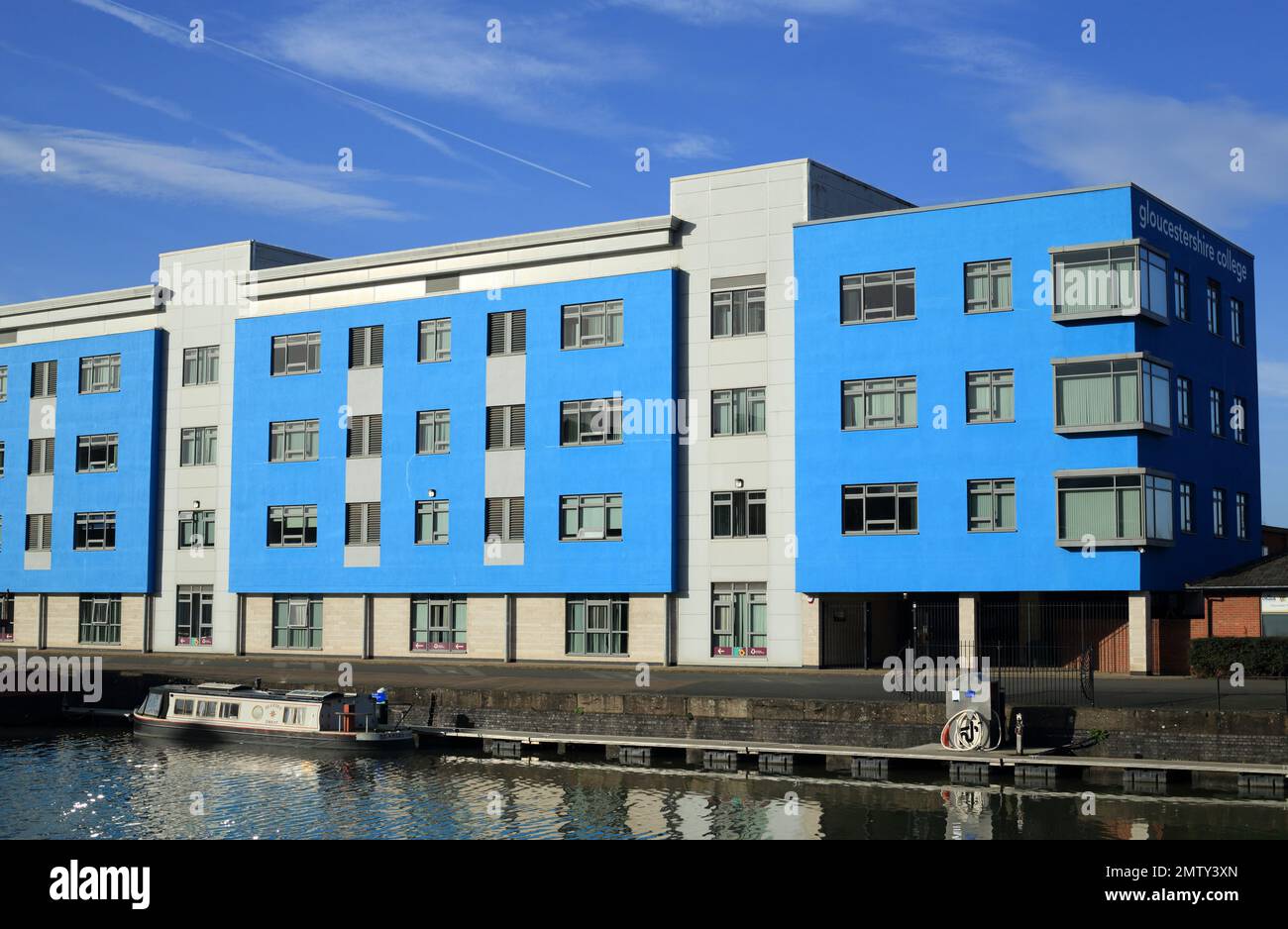 Gloucestershire college building at Gloucester docks, Gloucestershire