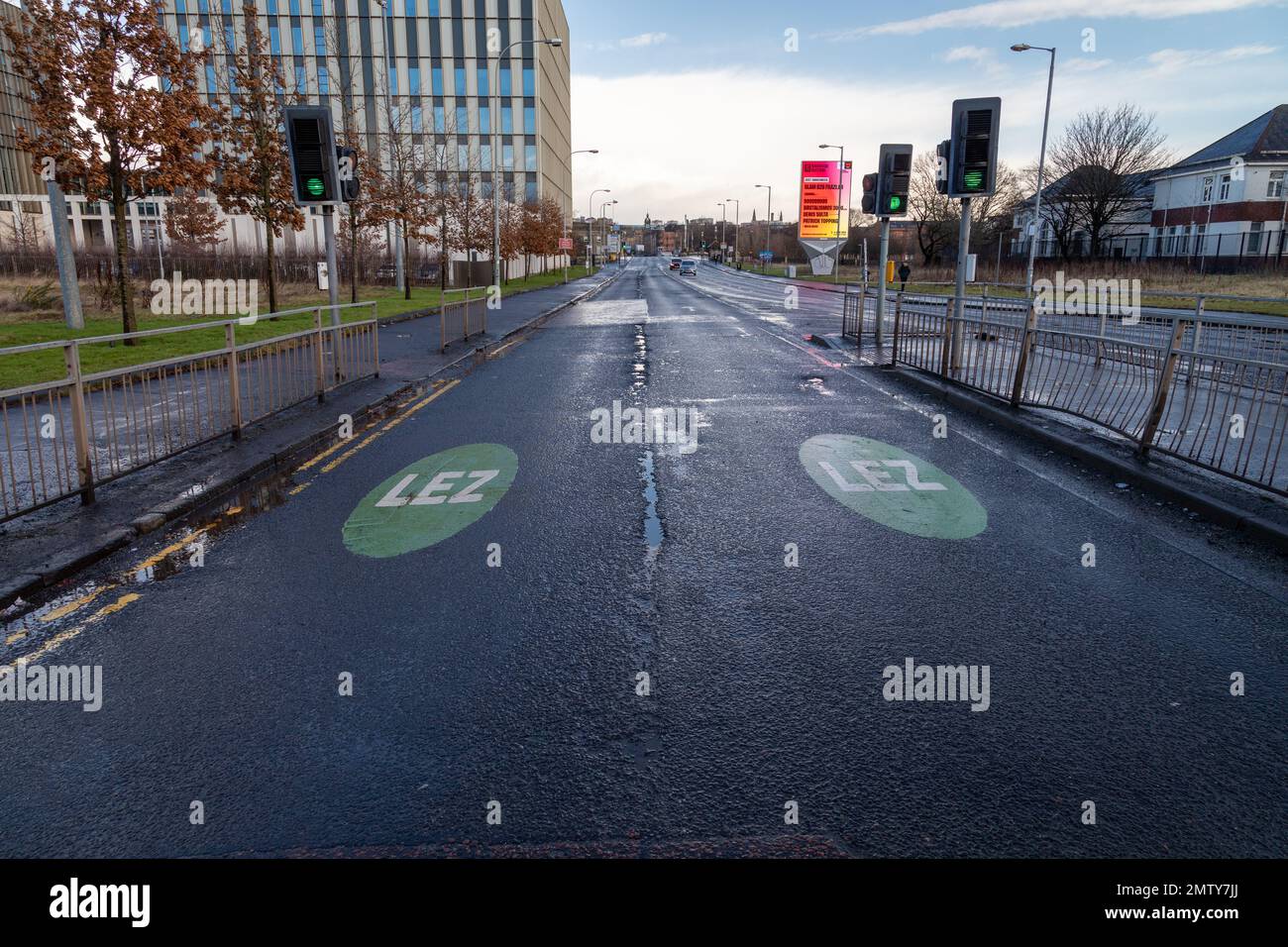 Glasgow City Council introduces a low emission LEZ zone which takes