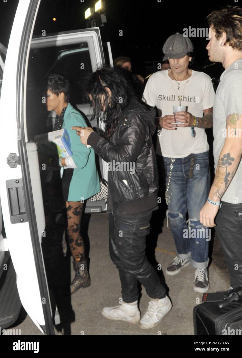 EXCLUSIVE Tommy Lee And Girlfriend Sofia Toufa Hang Out Backstage At exclusive-tommy-lee-and-girlfriend-sofia-toufa-hang-out-backstage-at