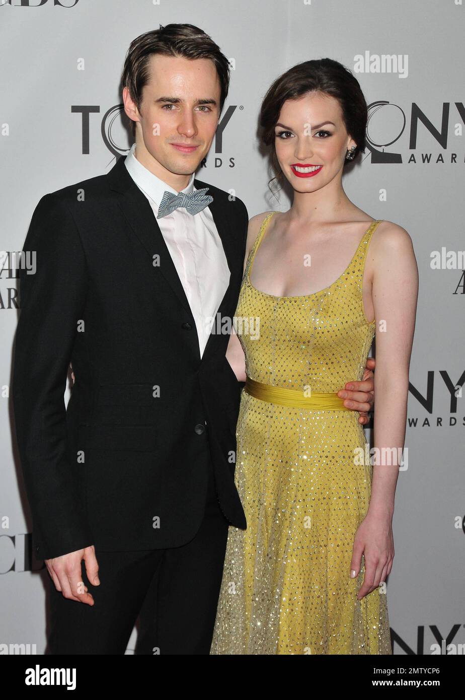 Reeve Carney and Jennifer Damiano at the the 65th Annual Tony Awards in