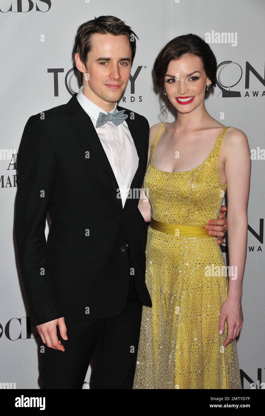 Reeve Carney and Jennifer Damiano at the the 65th Annual Tony Awards in ...