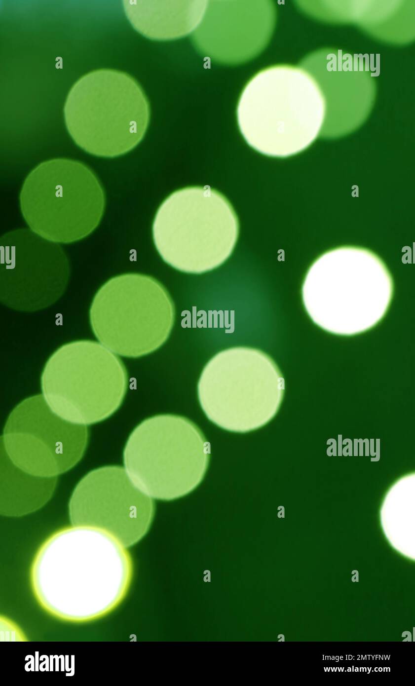 Gradient Green Abstract Blurred Sphere for Background and Wallpaper Stock Photo