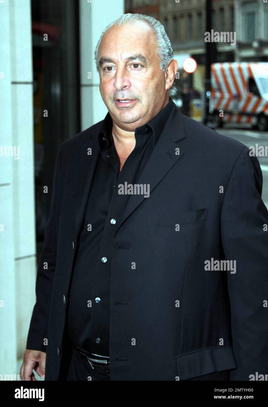 Sir Philip Green at the grand opening of Top Shop in Knightsbridge