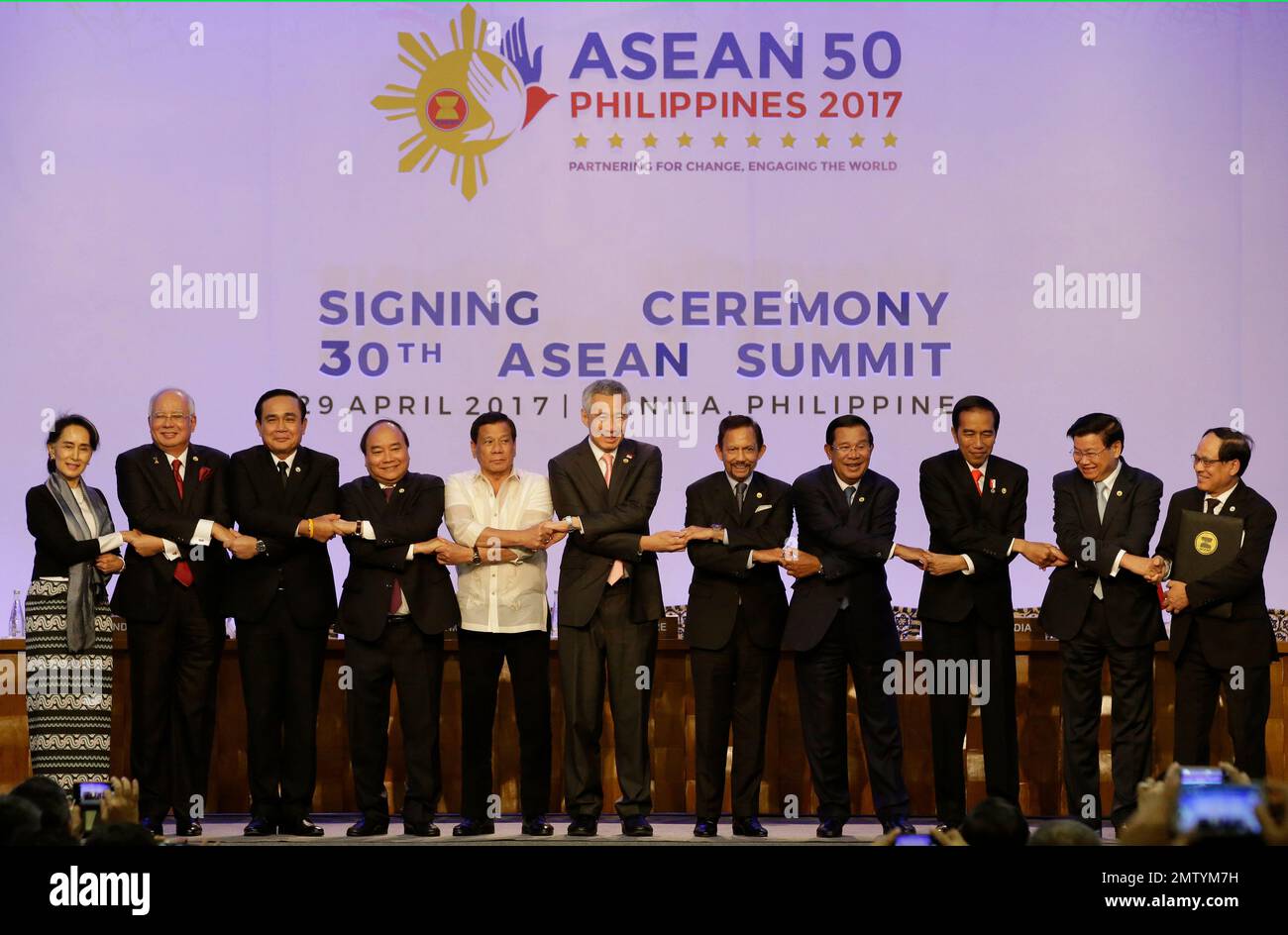 Leaders Of The Association Of Southeast Asian Nations (ASEAN), From ...