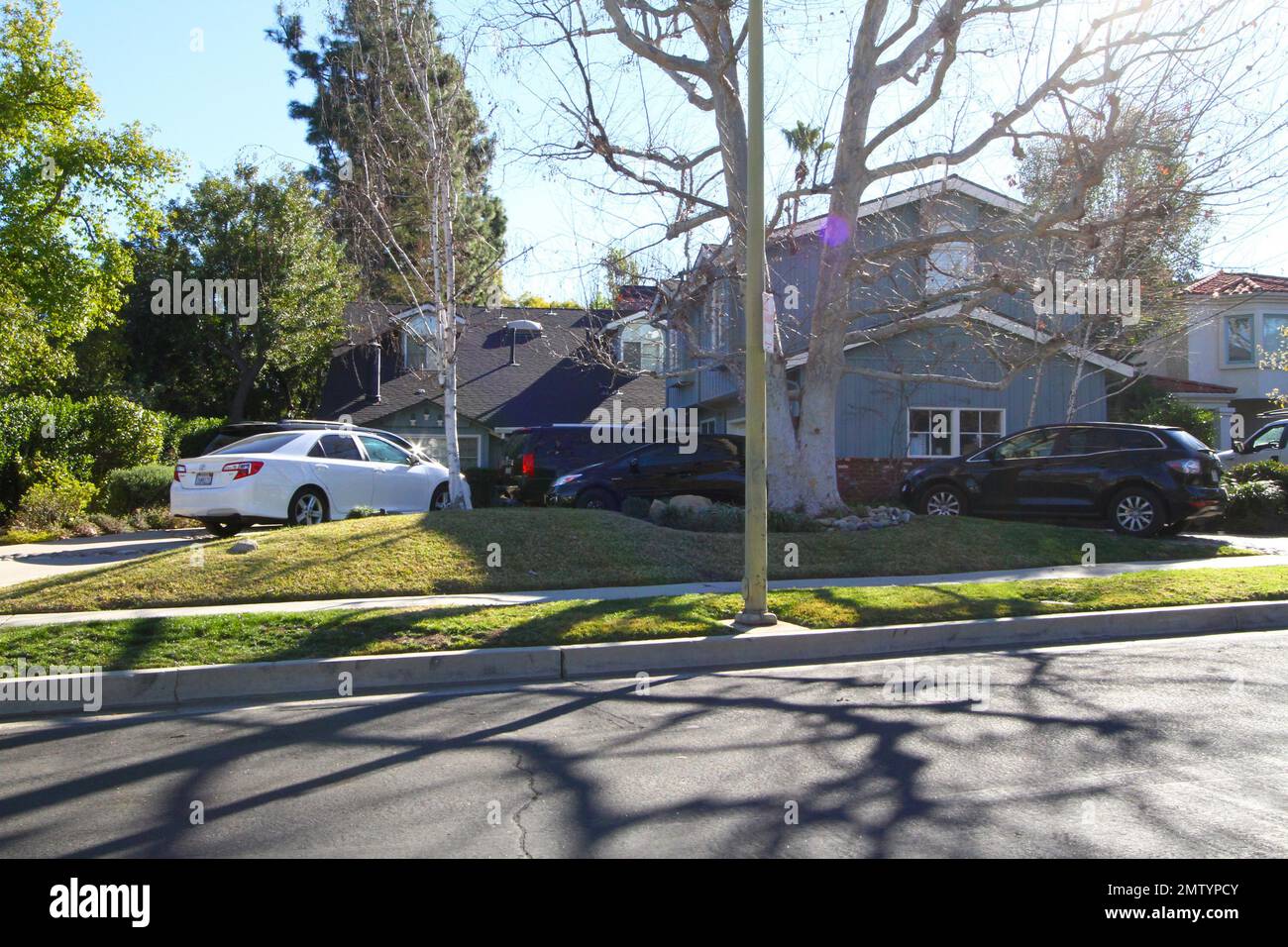 General views of Tori Spelling's new home in Los Angeles, California