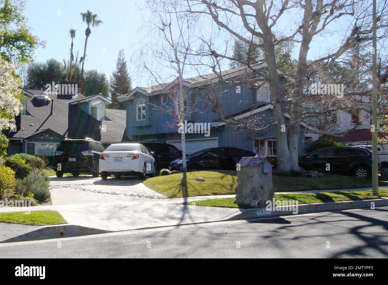 General views of Tori Spelling's new home in Los Angeles, California