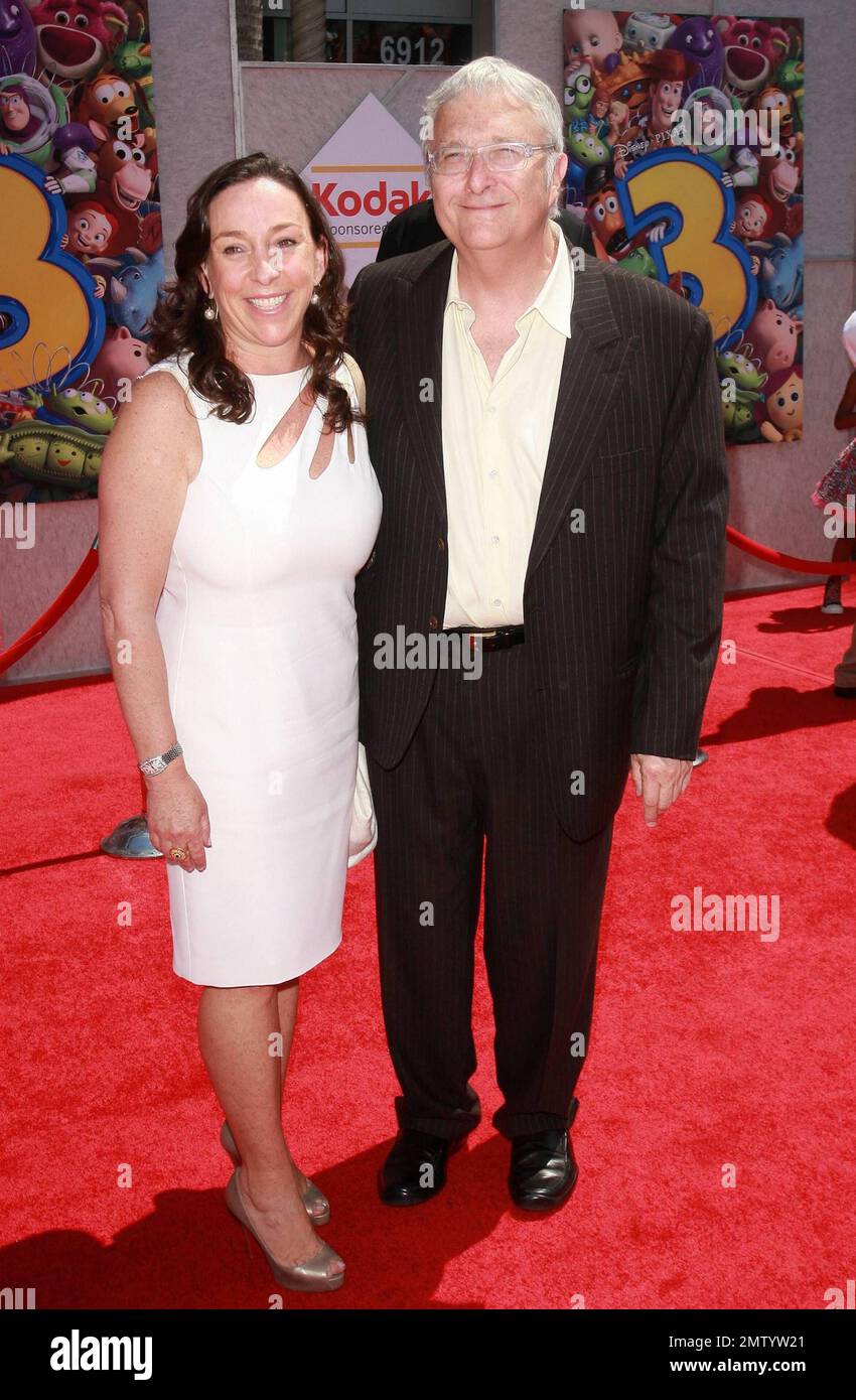 Randy Newman and wife Gretchen Preece walk the red carpet at the
