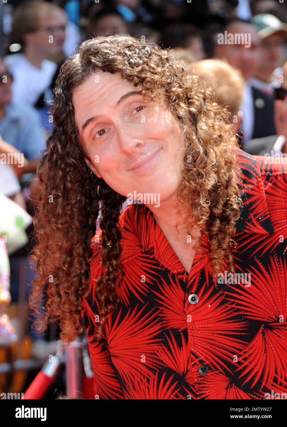 'Weird Al' Yankovic (Alfred Yankovic) walks the red carpet at the