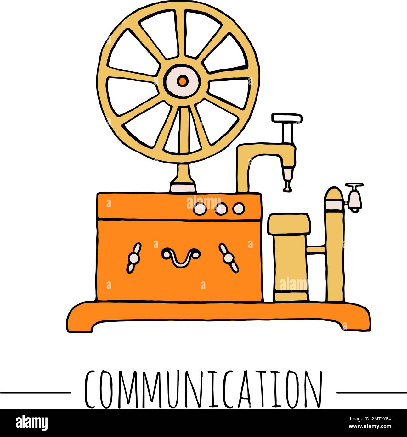 telegraph communication clip art