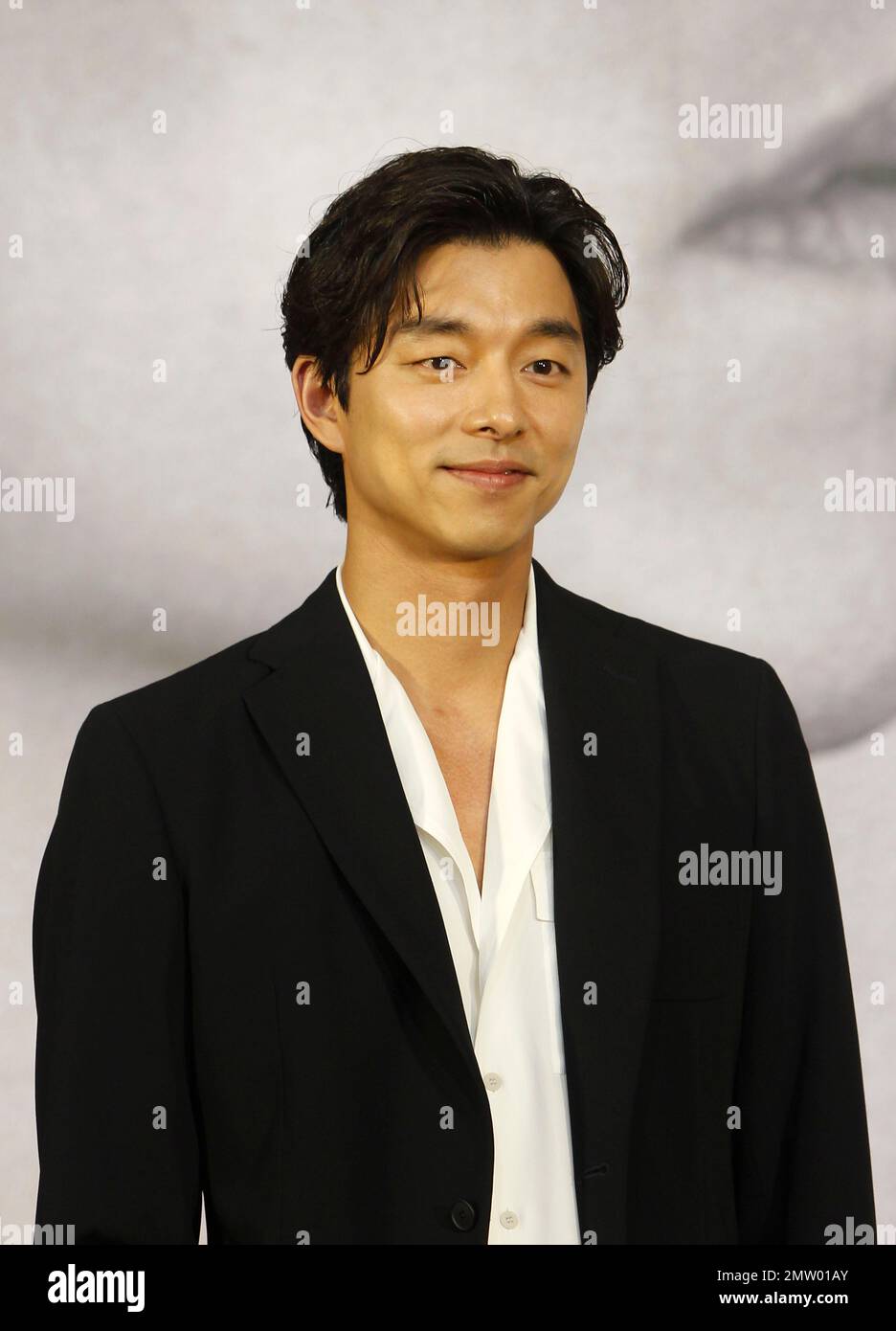South Korean actor Gong Yoo poses during a media event for fans in