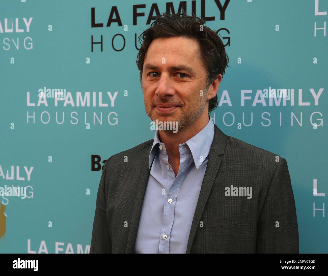 Zach Braff arrives at the 2017 LA Family Housing Awards at The Lot on ...