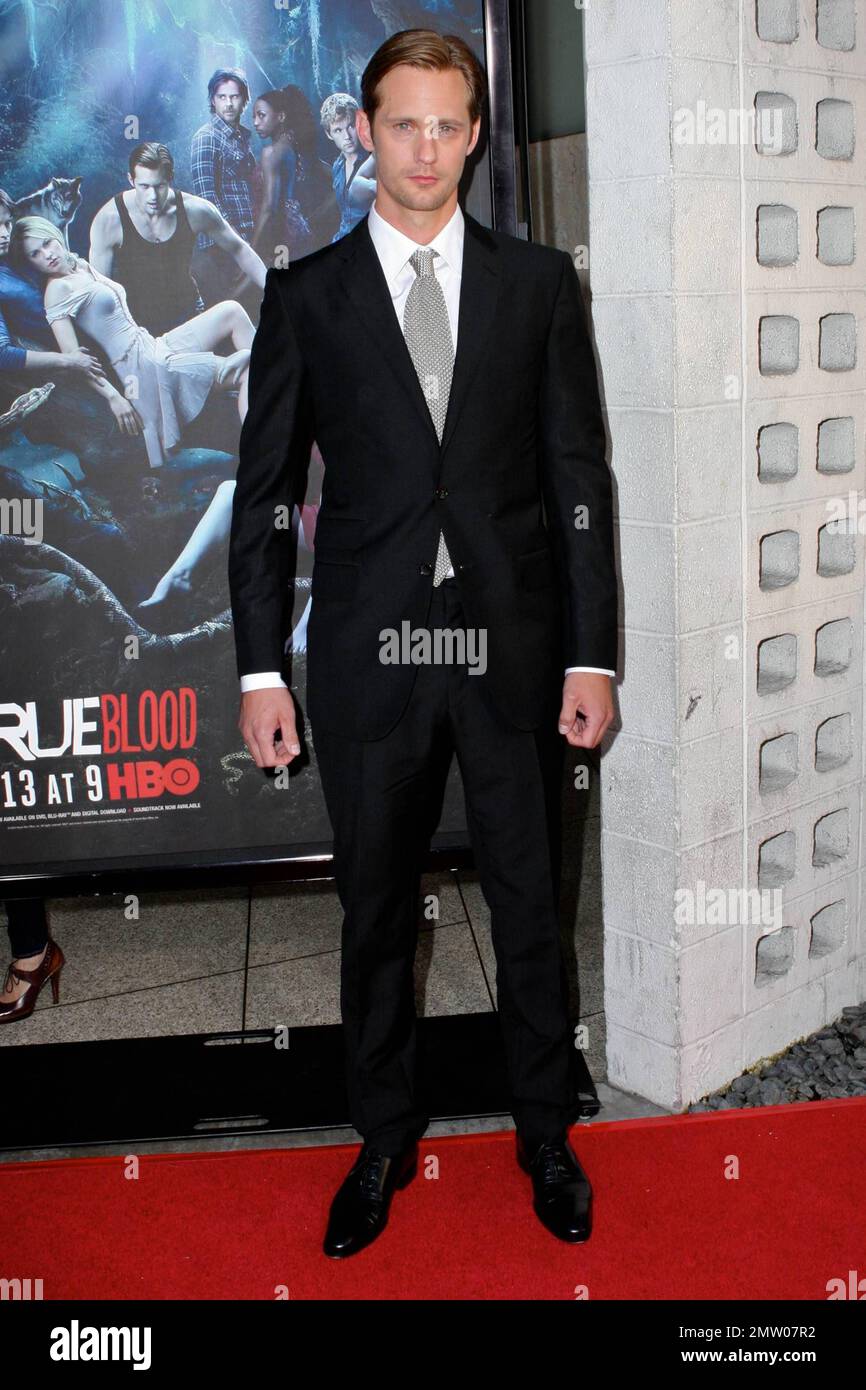 Alexander Skarsgard at the Los Angeles Premiere of Season 3 of 'True Blood.' Los Angeles, CA. 6/8/10. . Stock Photo