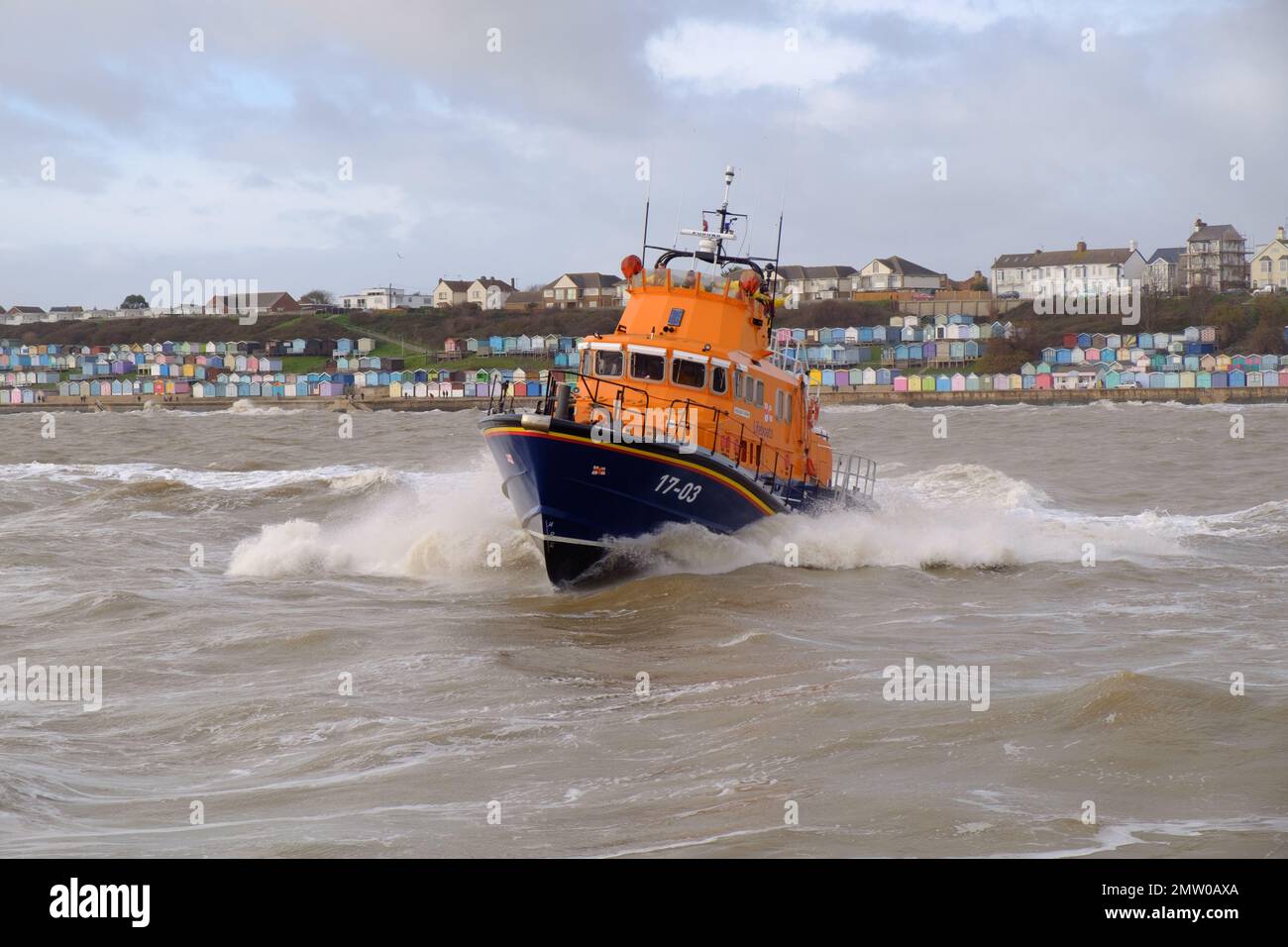 Harwich RNLI Severn class ALB lifeboat 1703 Stock Photo
