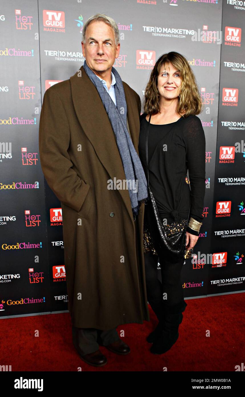 Mark Harmon and Pam Dawber at the TV GUIDE Hot List Party at Greystone Manor. Los Angeles, CA. 7th November 2011. Stock Photo