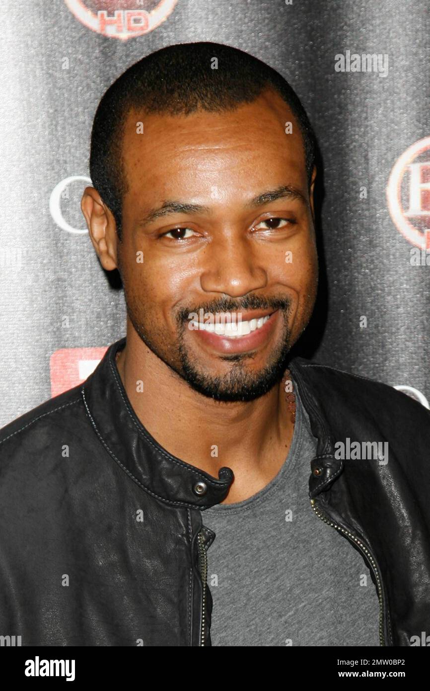 Isaiah Mustafa arrives at Drai's Hollywood for TV Guide Magazine's Hot List 2010 party. Los Angeles, CA. 11/08/10. Stock Photo