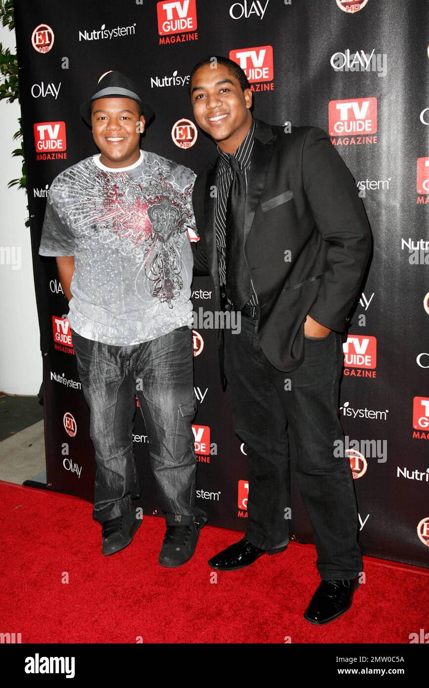 Kyle Massey and Christopher Massey arrive at Drai’s Hollywood for TV