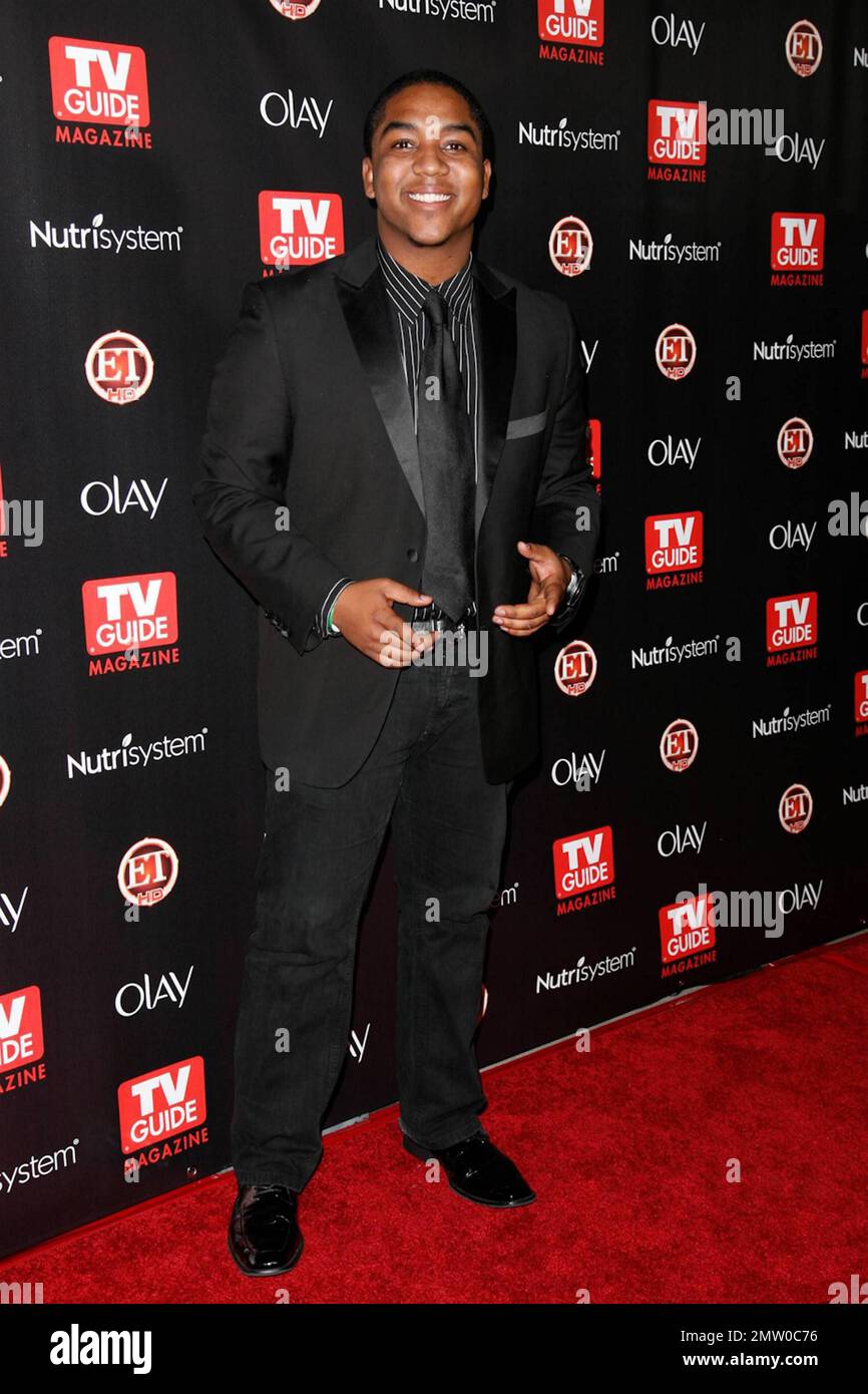 Christopher Massey arrives at Drai's Hollywood for TV Guide Magazine's