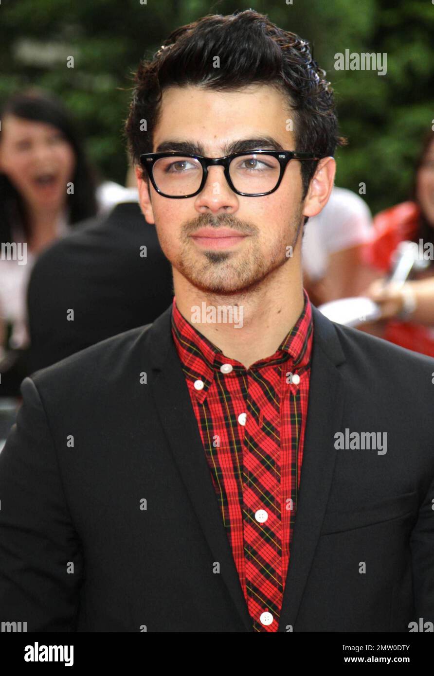 Joe Jonas walks the red carpet at Odeon Leicester Square for the UK  premiere of 