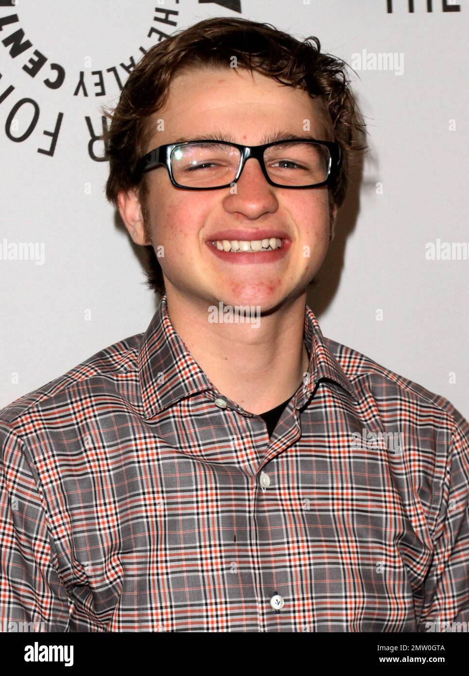 Actor Angus T. Jones arrives at Paleyfest 2012 for the "Two And A Half