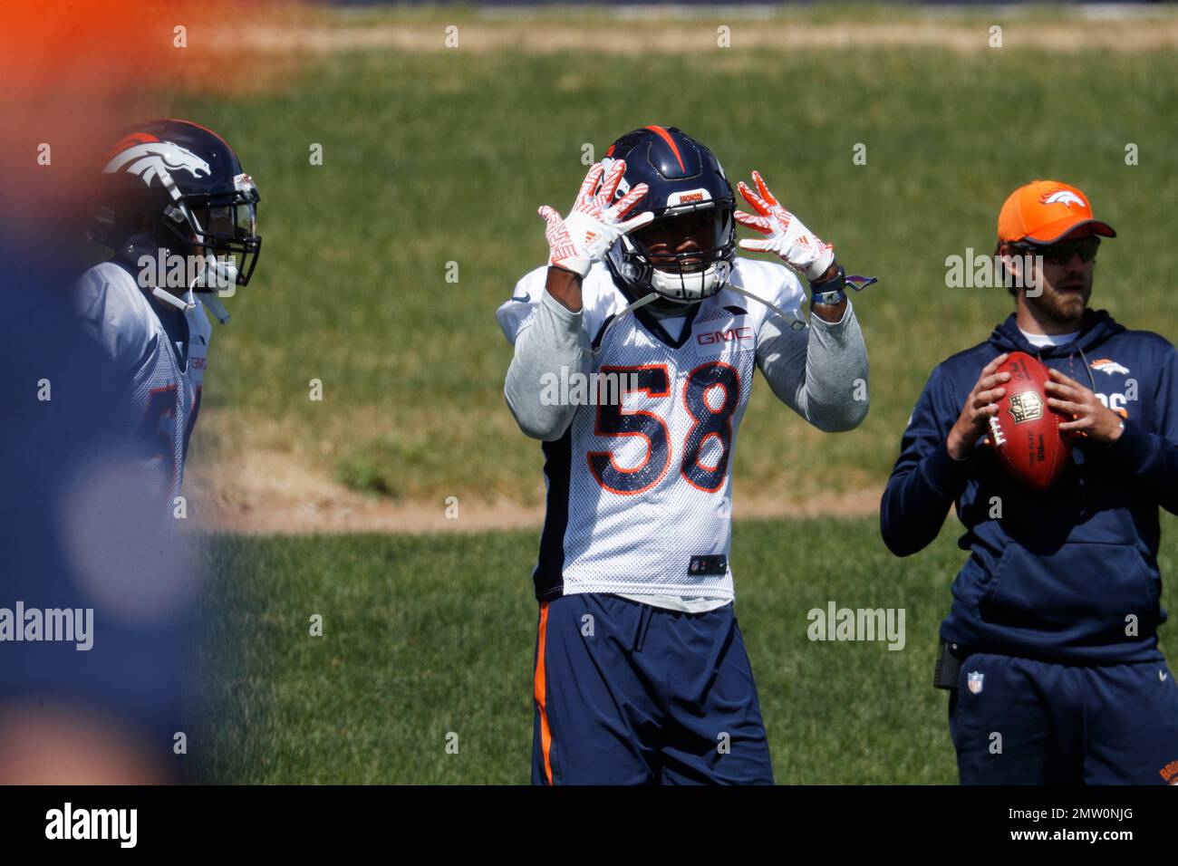 Denver Broncos outside linebacker Von Miller (58) during a voluntary ...