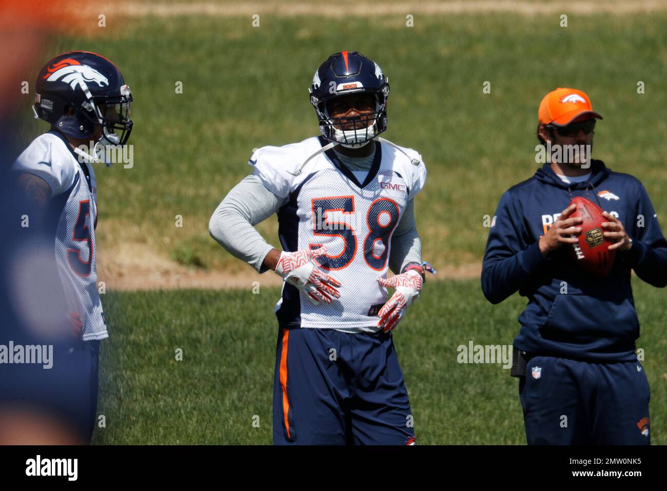 Denver Broncos outside linebacker Von Miller (58) during a voluntary ...