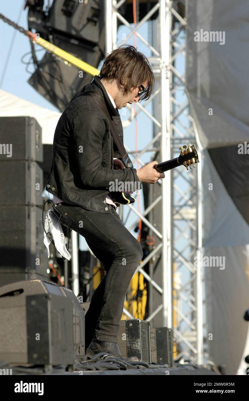 The Bravery at the Ultra Music Festival in Bicentennial Park. Miami, FL. 3/28/08. Stock Photo