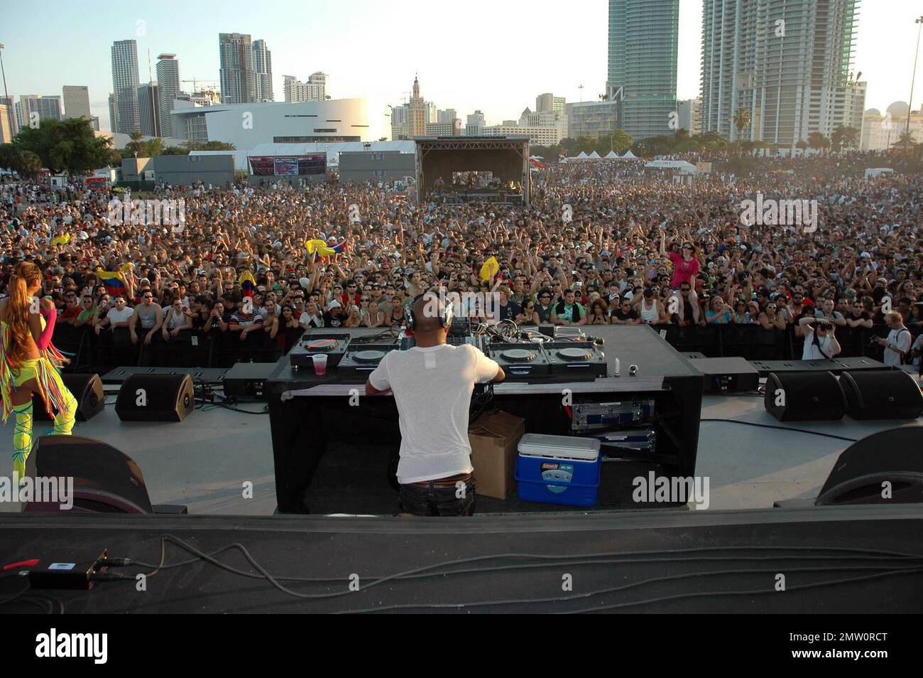 Eric Morillo at the Ultra Music Festival in Miami, Fl. 3/29/08. Stock Photo