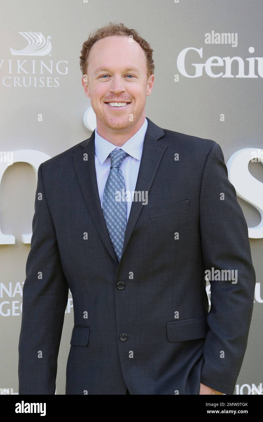 Joe Coffey arrives at the LA Premiere of "Genius" at the Fox Theatre at