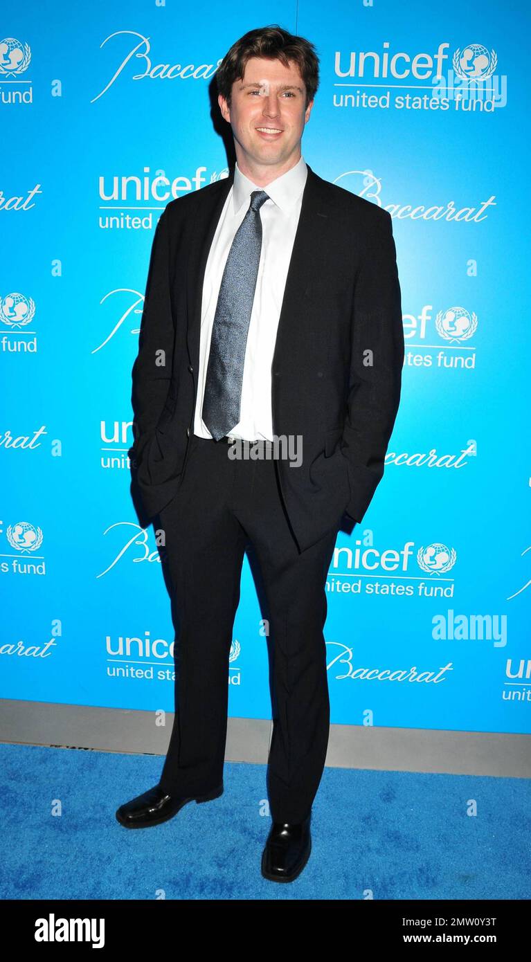 Matthew Reeves poses on the blue carpet at the 7th annual UNICEF ...