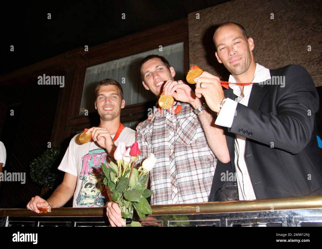 Men's Volleyball Olympic Gold Medalists Rico Lambourne, Scott Touzinski