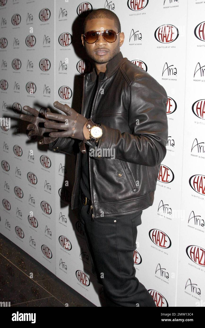 R&B star Usher hosts Haze at Aria in Las Vegas, NV. 1/7/10
