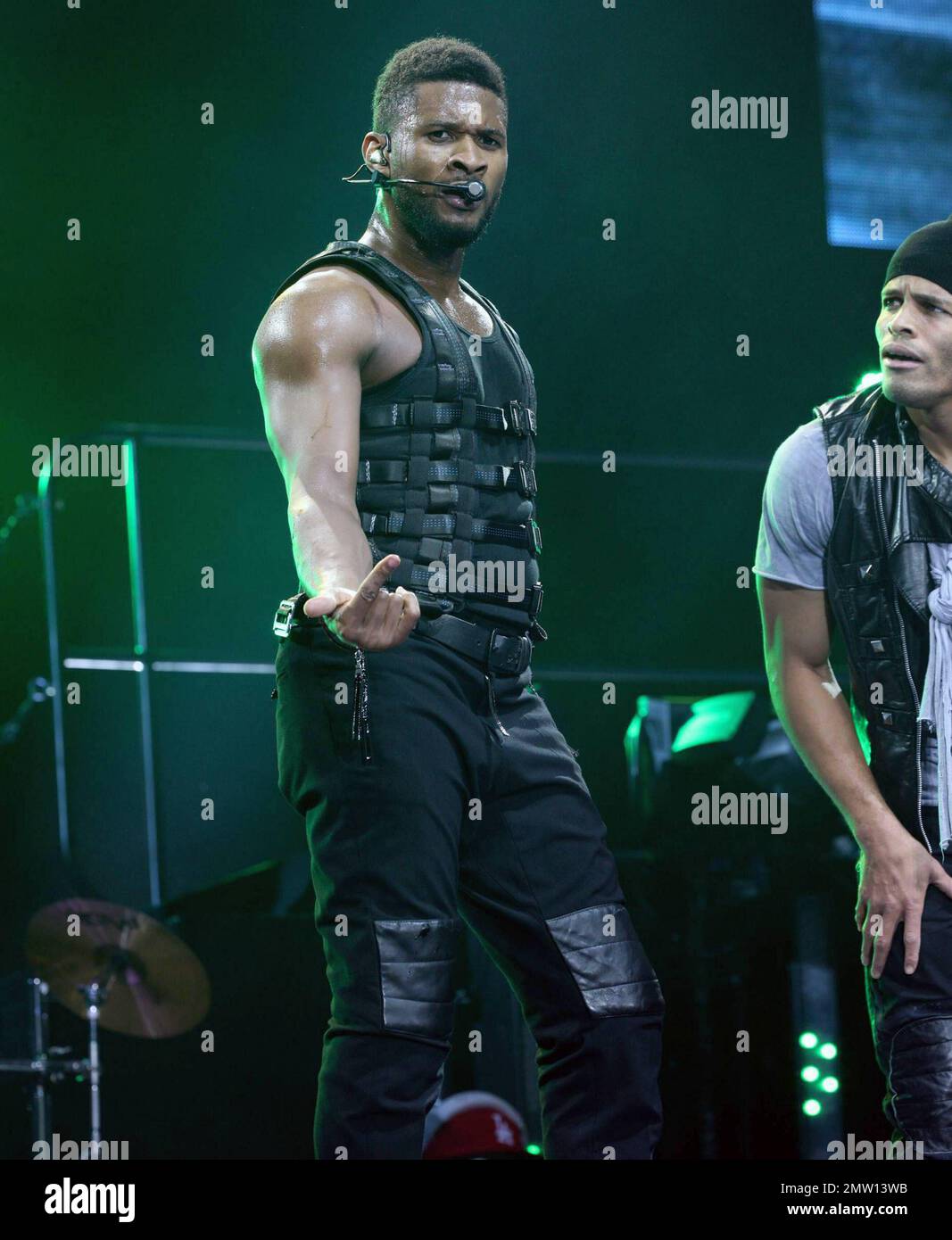 Usher performs live in concert at the O2 Arena in London, UK. 2/2/11