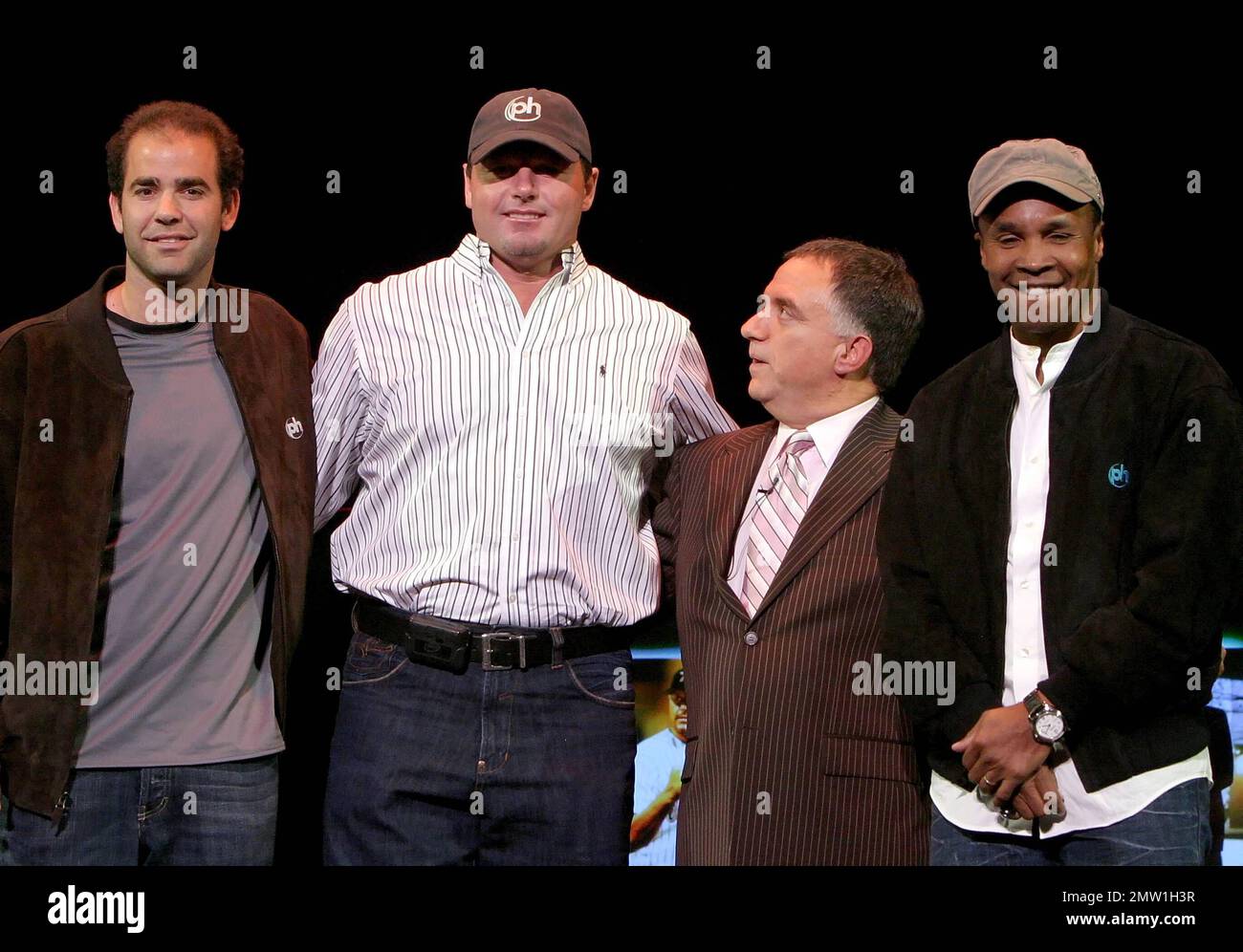 Pete Sampras, Roger Clemons, Robert Earl, and Sugar Ray Leonard at the