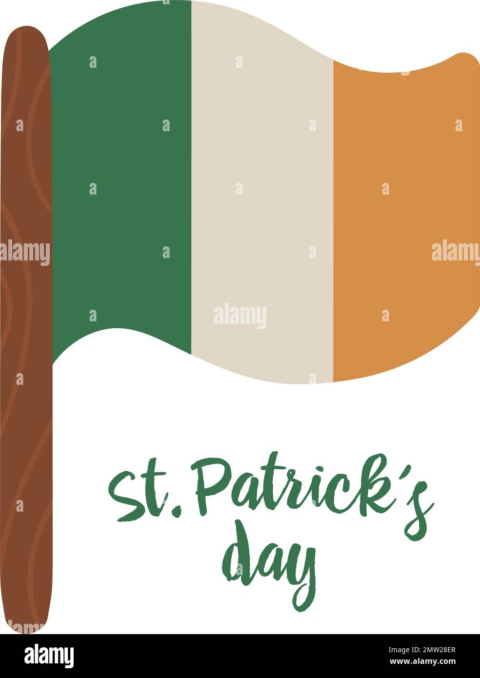 Saint Patrick Day, Ireland holiday love and luck party vintage poster.  Vector Happy St Patrick day greeting, smoking pipe in beard and mustache,  shamr Stock Vector Image & Art - Alamy