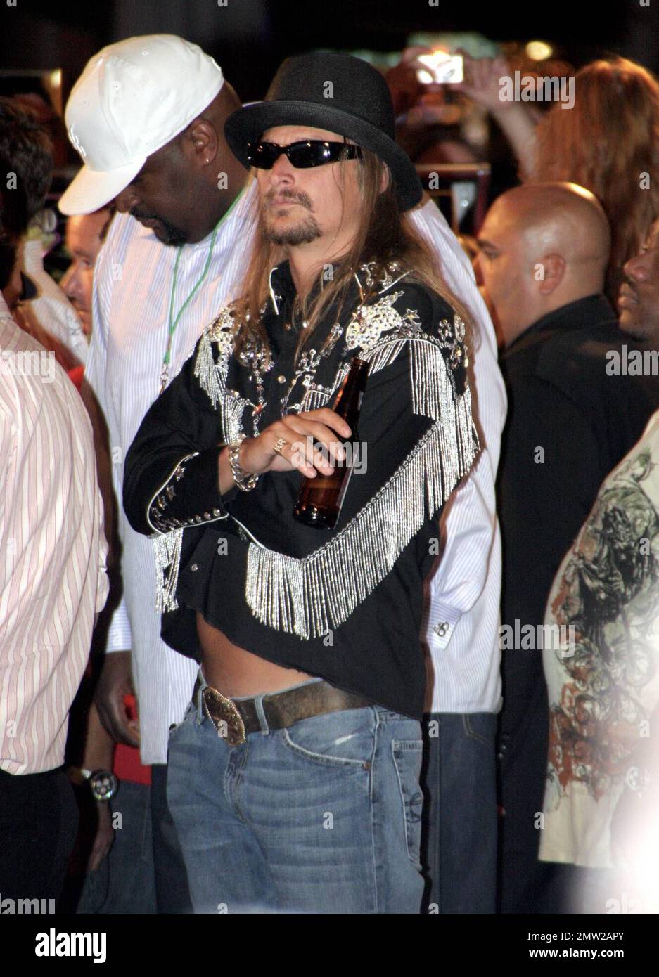 Police are reportedly looking for Kid Rock, pictured here hot off the