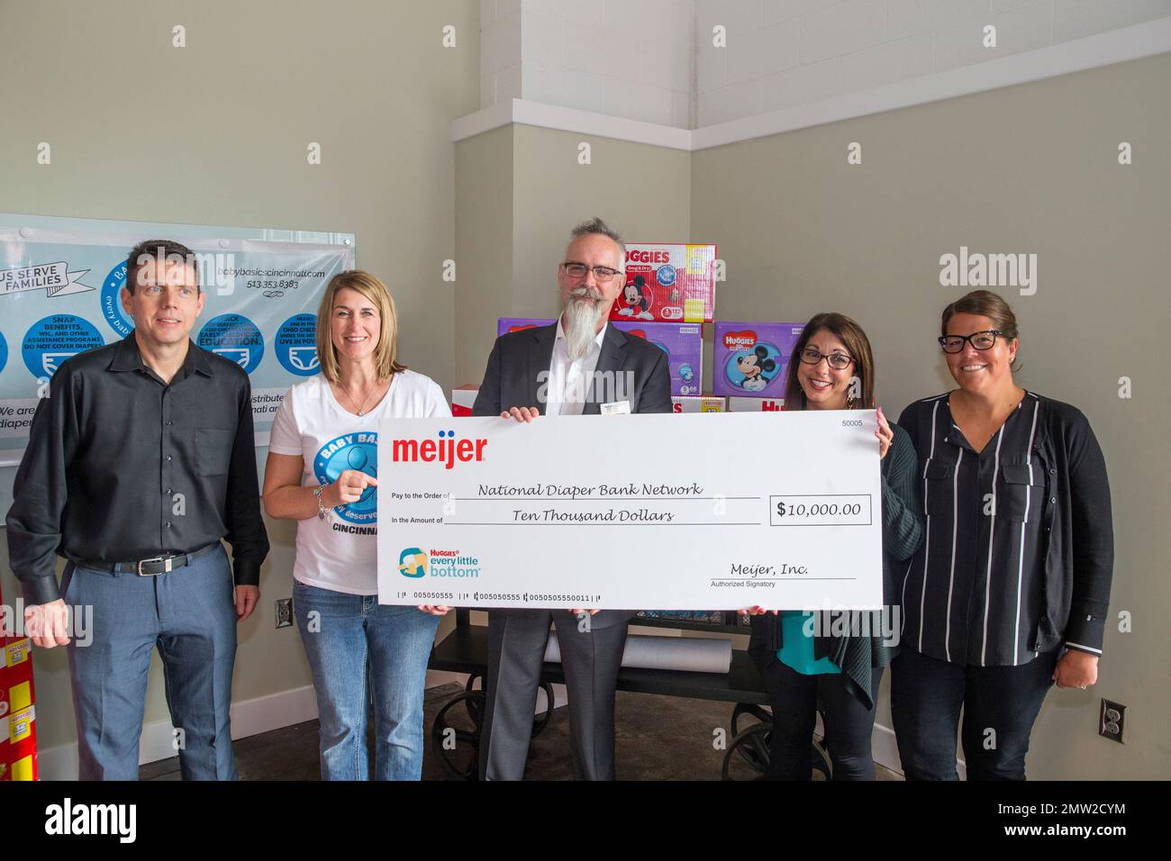 IMAGE DISTRIBUTED FOR HUGGIES The National Diaper Bank Network and local diaper bank Baby