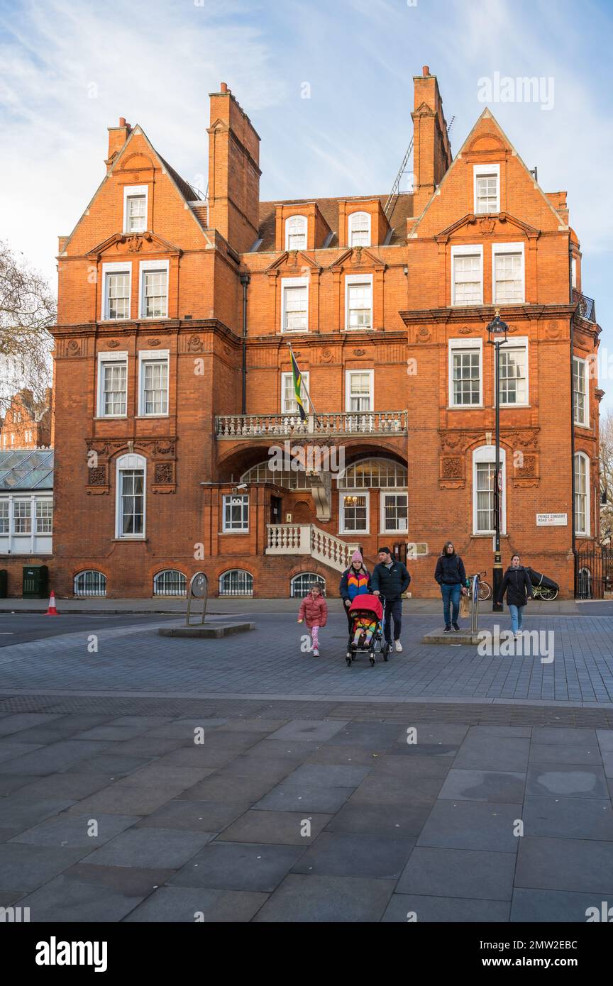 High Commission of Jamaica on Prince Consort Road, South Kensington