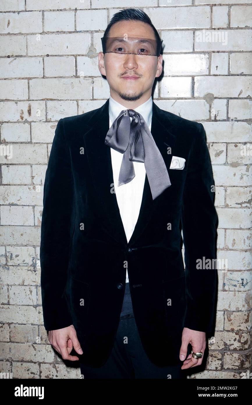 Designer Eudon Choi attends the Wapping Project Masquerade Ball held at the The Wapping Project arts centre, formally a hydraulic power station built in 1890. Wrapping, London, UK. 11/06/10. Stock Photo