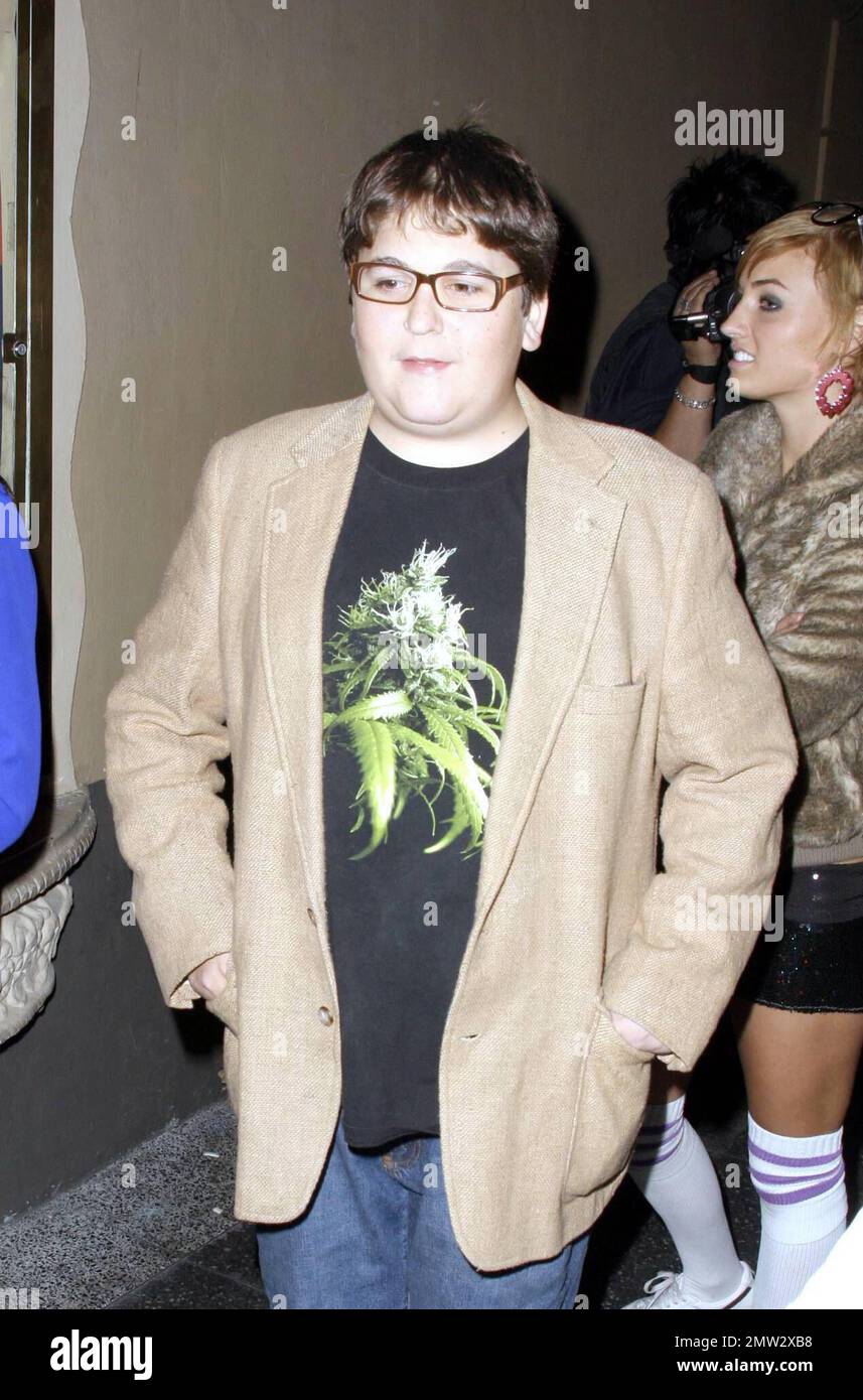 Andy Milonakis arrives at the Home DJ AM party at the Avalon