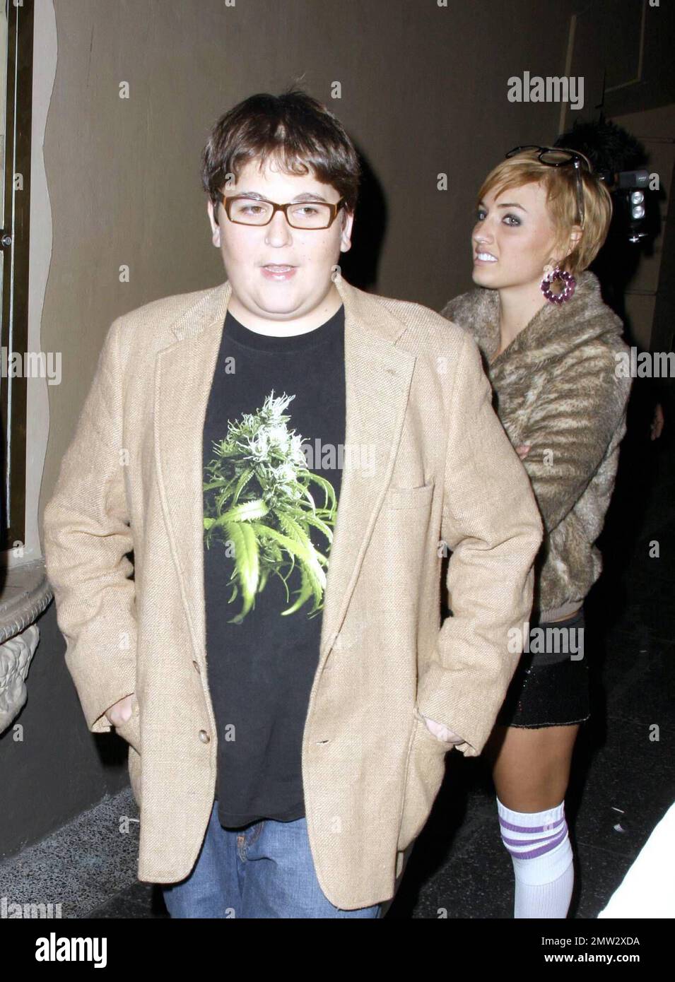 Andy Milonakis arrives at the Welcome Home DJ AM party at the Avalon