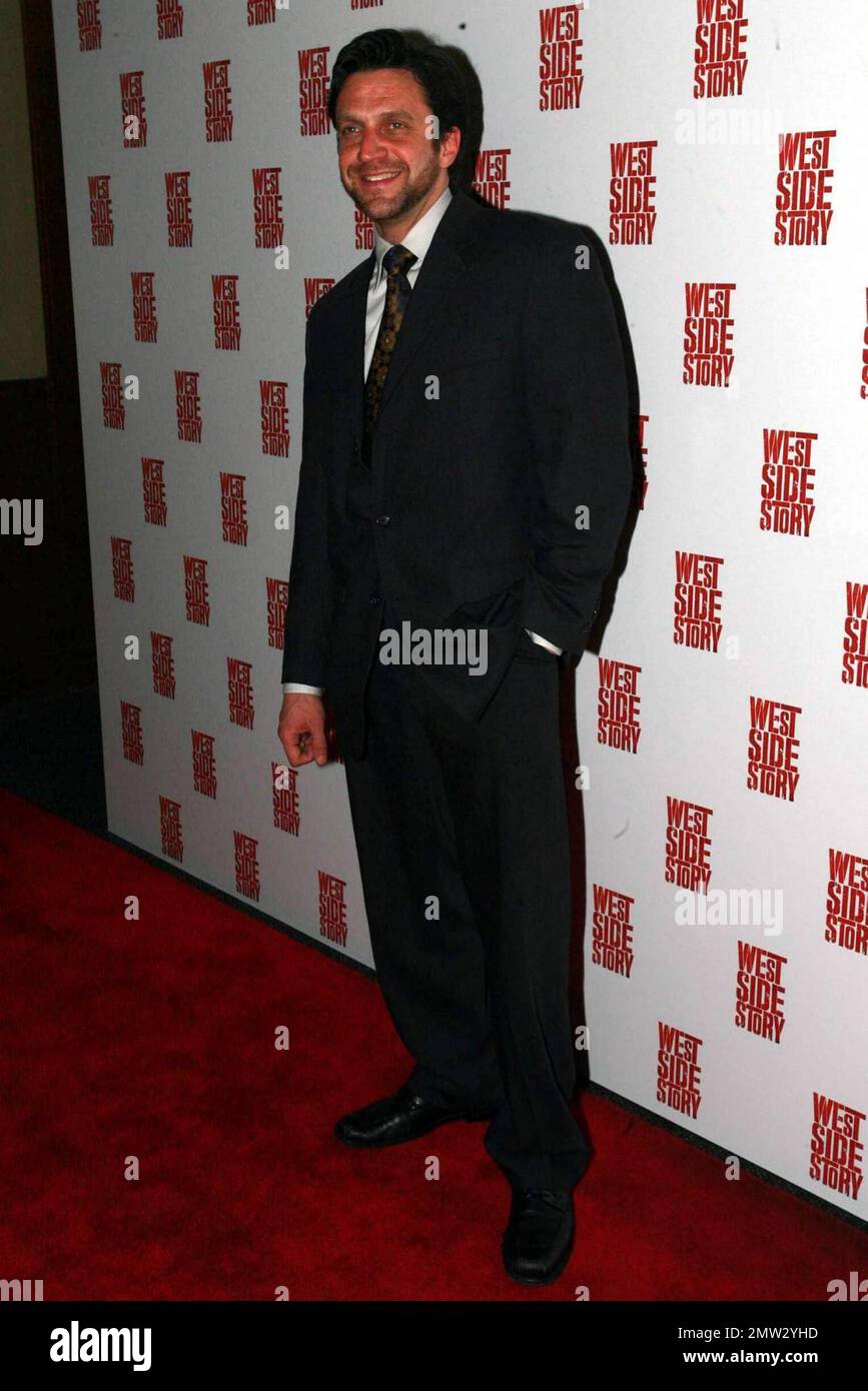 Raul Esparza attends the star-studded gala evening and opening night performance of 'West Side Story' in New York, NY. 03/19/09. Stock Photo