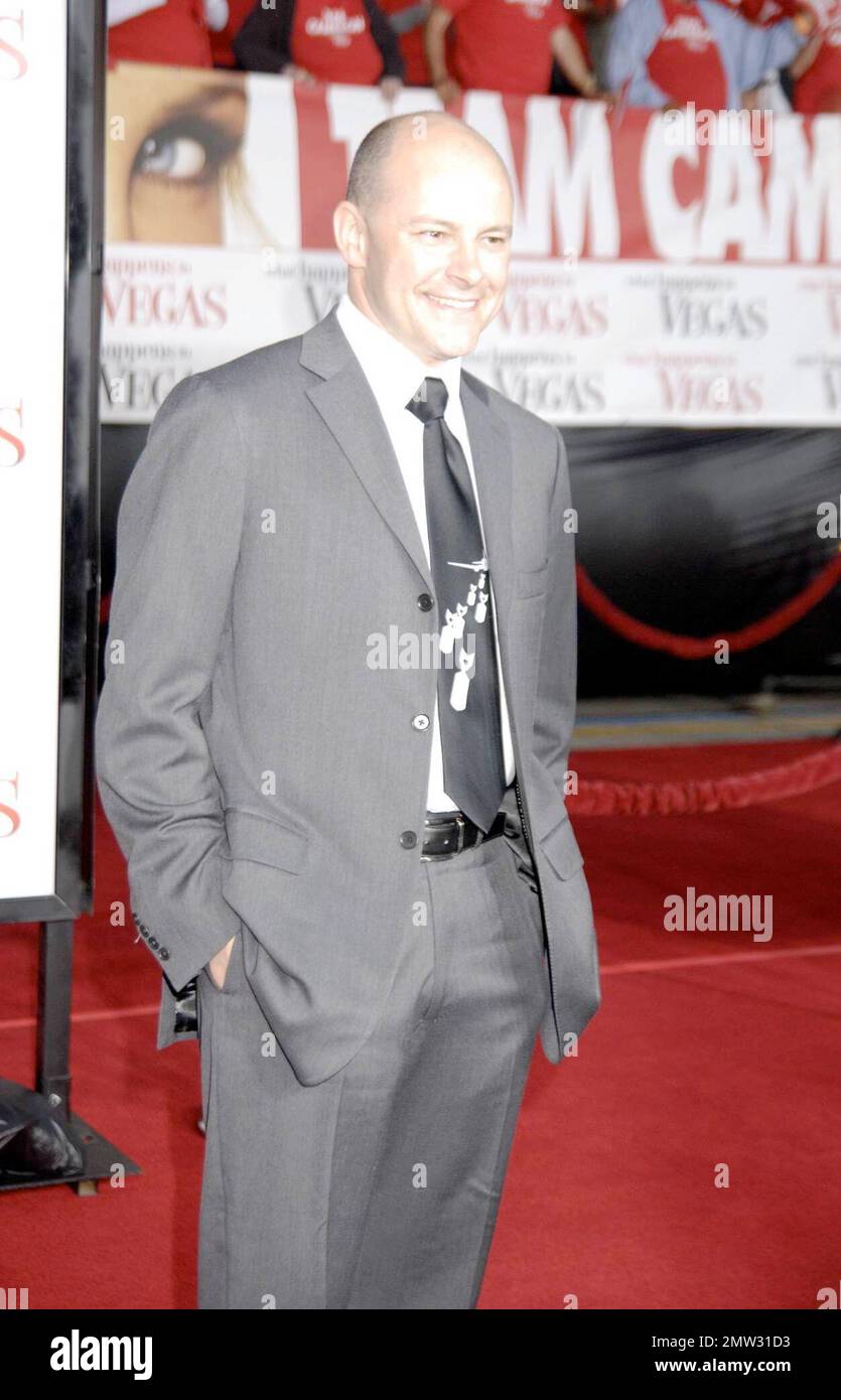 Rob Corddry arrives at the world premiere of the new movie 'What Happens in Vegas' at the Mann Theatre in Westwood, CA. 5/1/08. Stock Photo