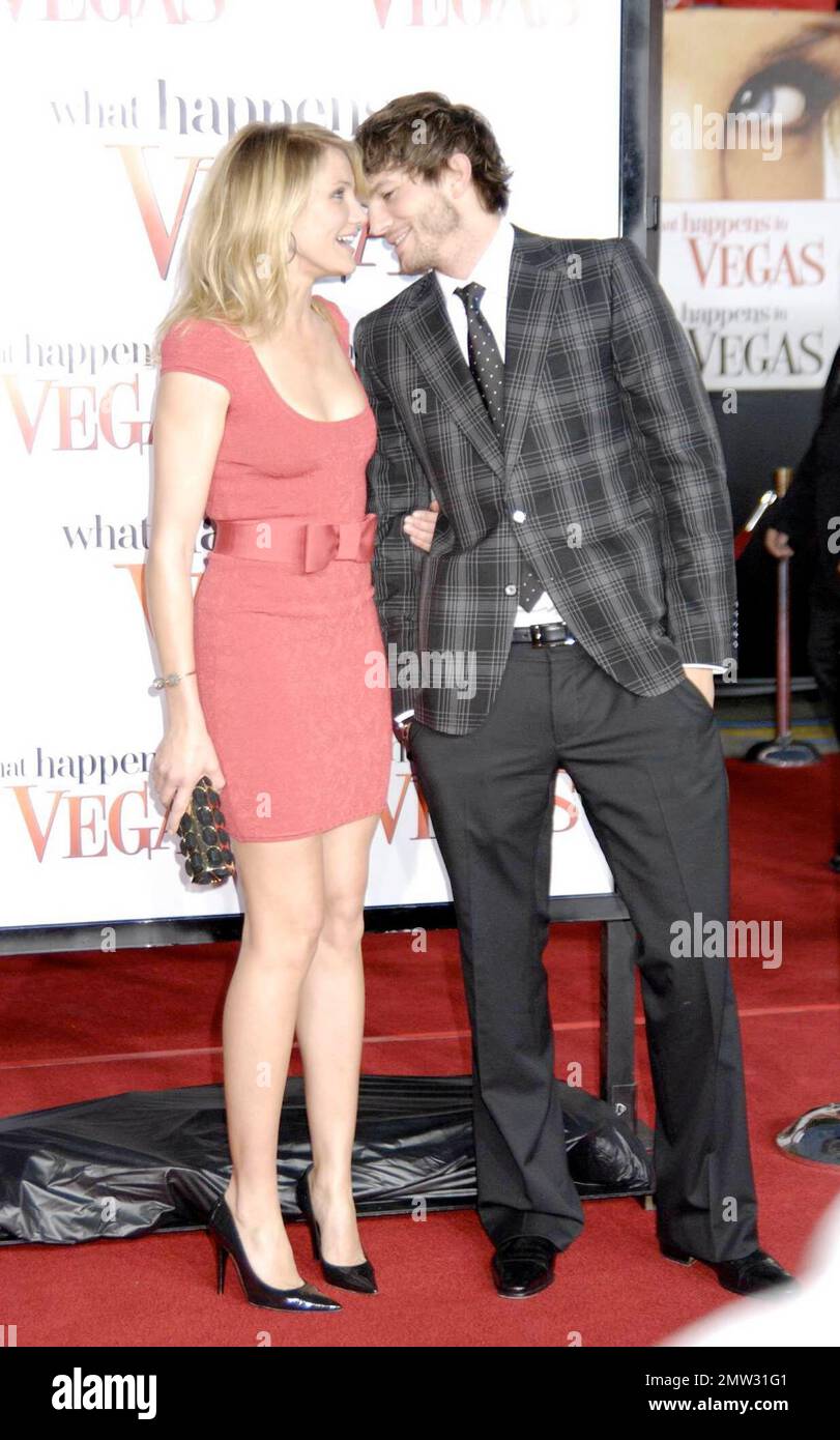 Ashton Kutcher and Cameron Diaz arrive at the world premiere