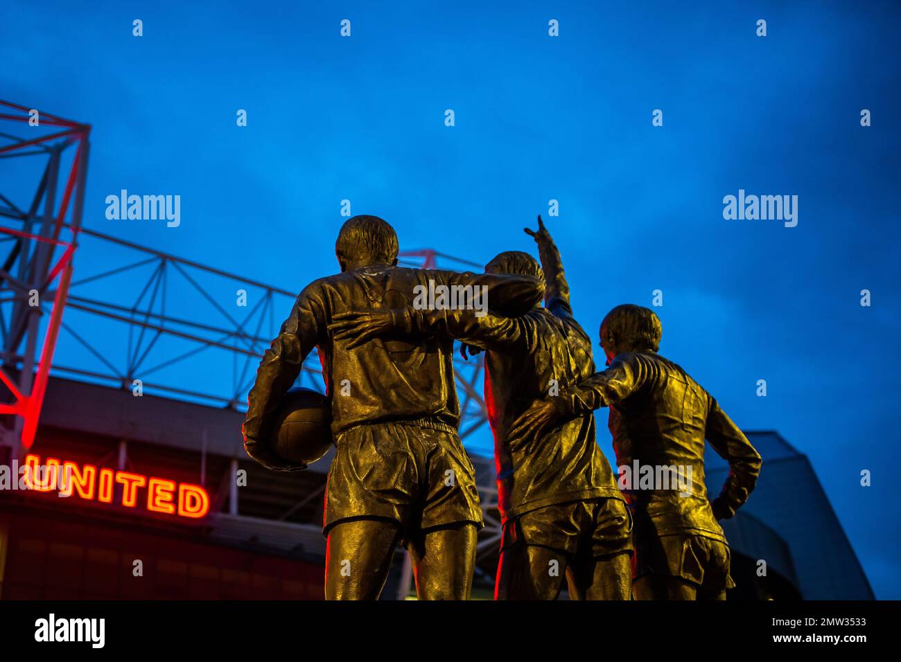 A general view of Old Trafford before the Carabao Cup SemiFinal match