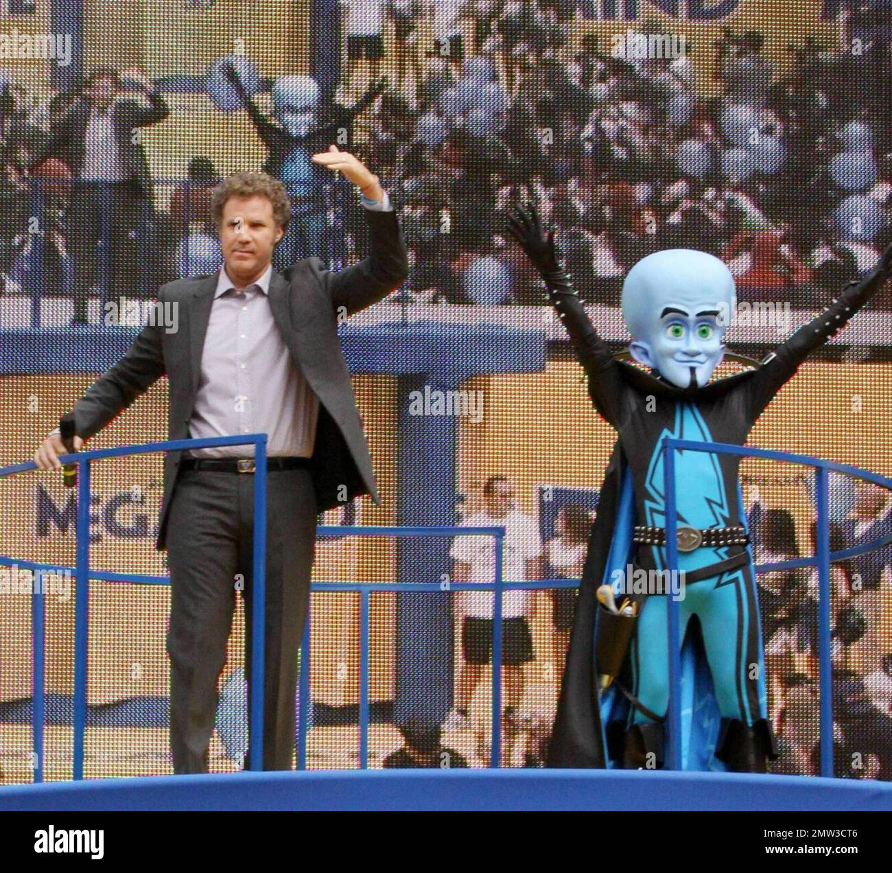 Comedic actor, writer and producer Will Ferrell raises the promotional ...