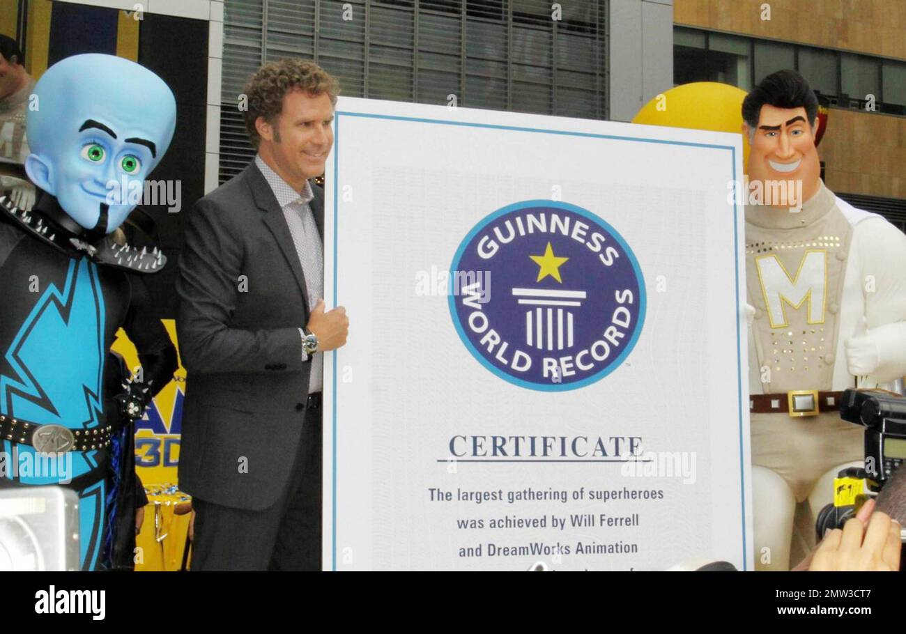 Comedic actor, writer and producer Will Ferrell raises the promotional ...
